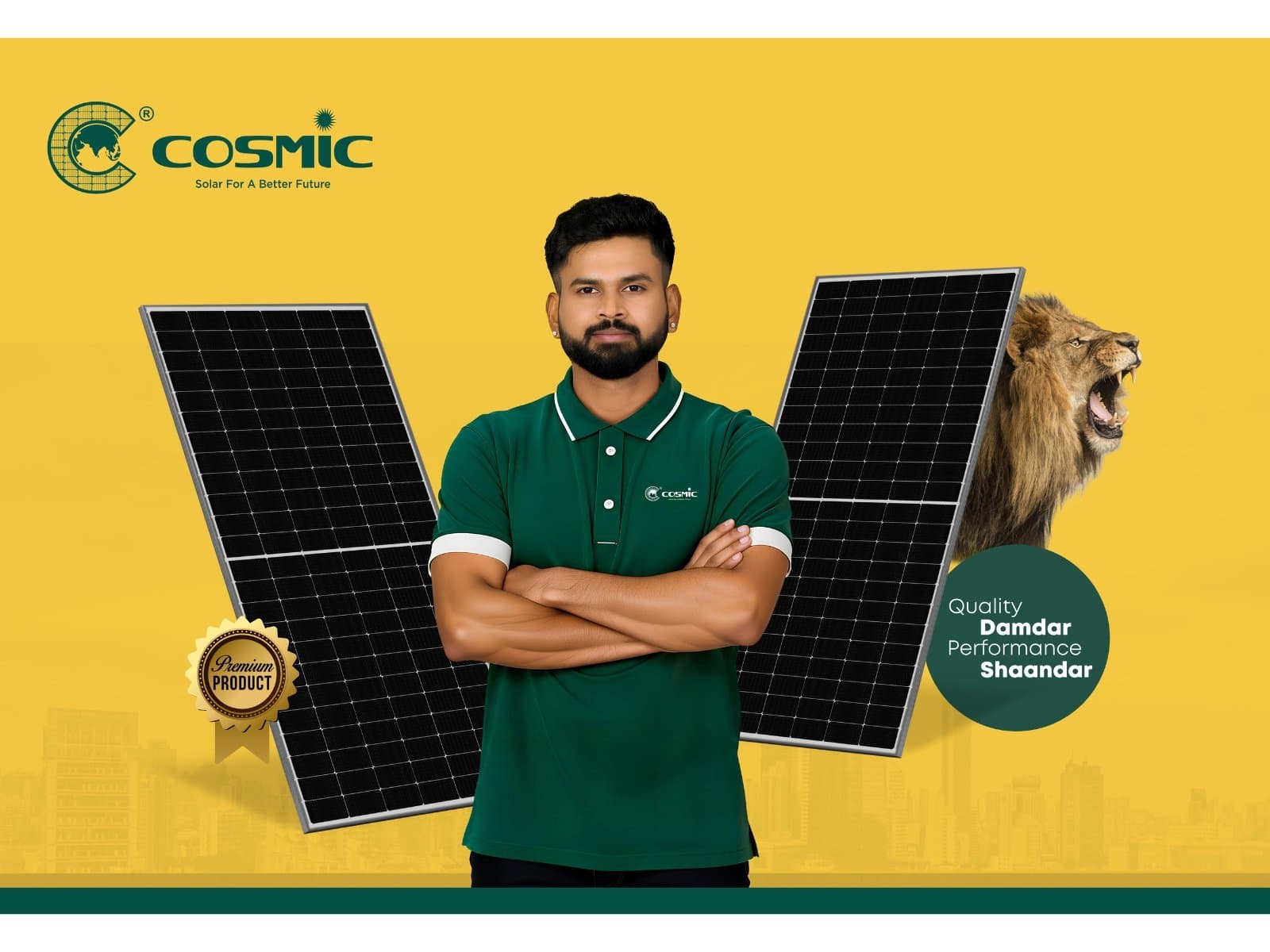 Cosmic PV Power Announces Shreyas Iyer as Its Global Brand Ambassador