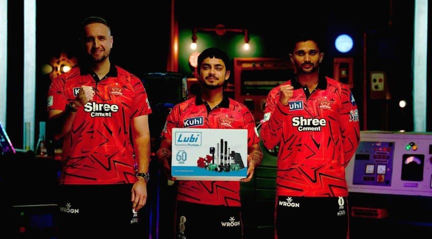 Lubi Industries Partners with SunRisers Hyderabad as Principal Sponsor for IPL 2026