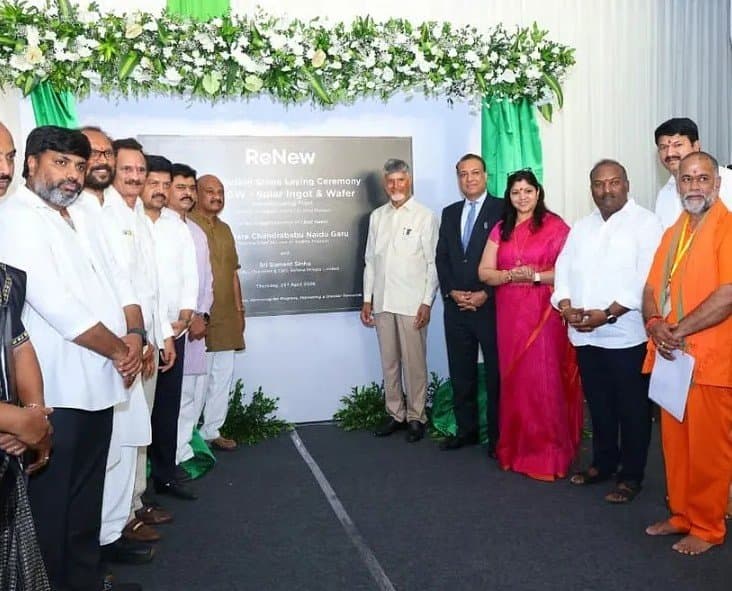 CM Nara Chandrababu Naidu to Lay Foundation Stone for ReNew’s INR 5,400 cr Solar Manufacturing Facility in Vizag 