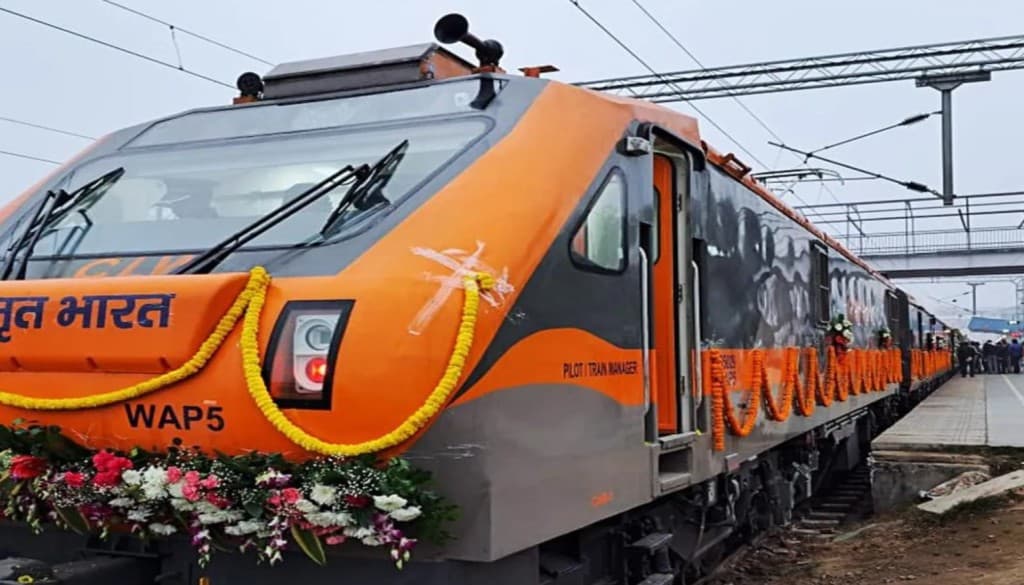 Indian Railways Launches New Delhi–Gorakhpur Amrit Bharat Express to Enhance Affordable Long-Distance Travel