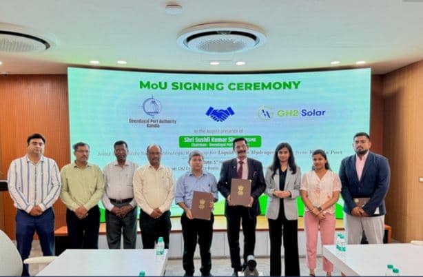 Deendayal Port Authority and GH2 Solar Sign MoU for Liquid Green Hydrogen Export Project