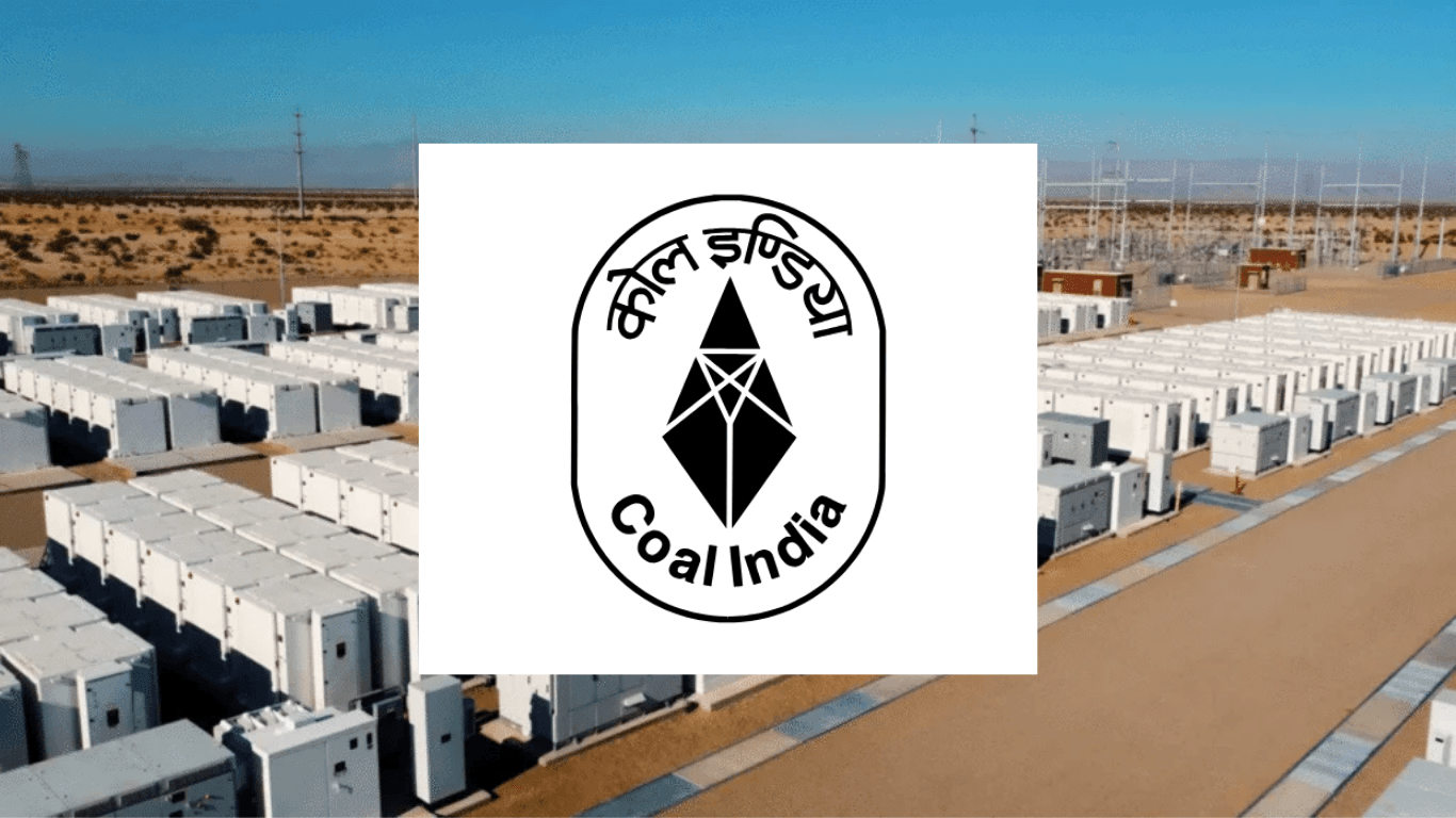 Coal India Receives LOA for 750 MWh BESS Project in Telangana