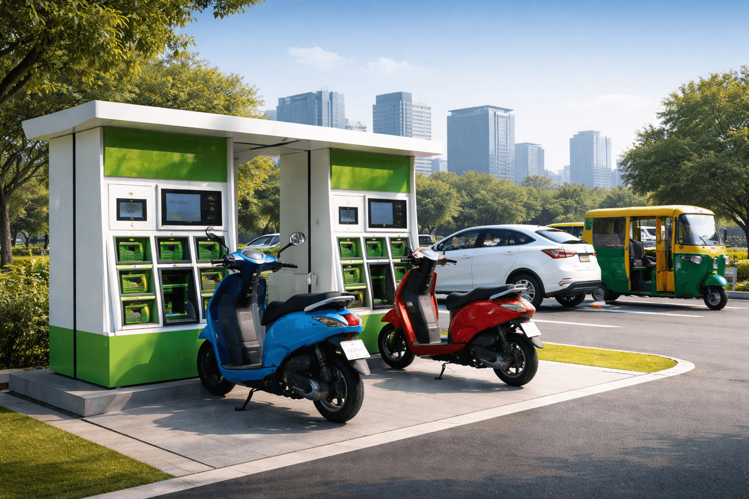 MCG to Develop 25 EV Battery-Swapping Stations Across Gurugram to Boost Clean Mobility