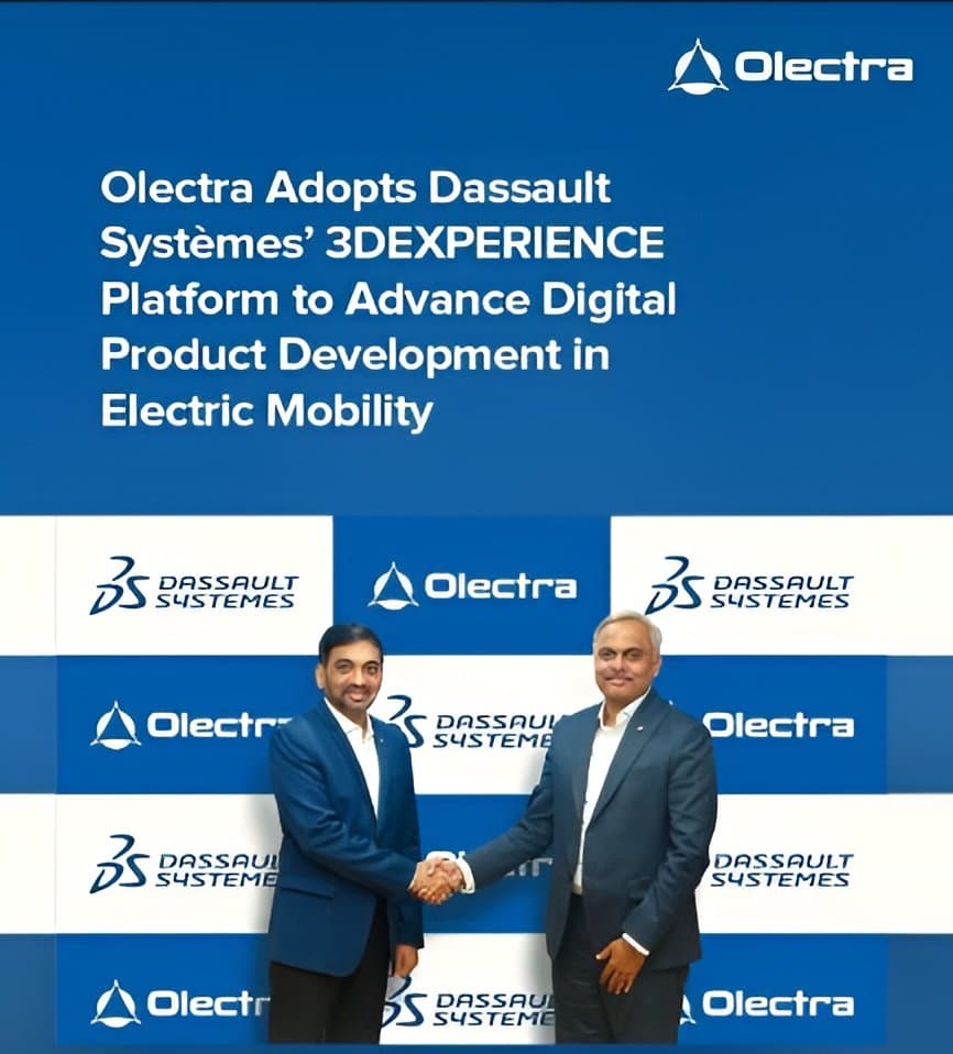 Olectra Partners with Dassault Systèmes to Advance EV Engineering with 3DEXPERIENCE Platform