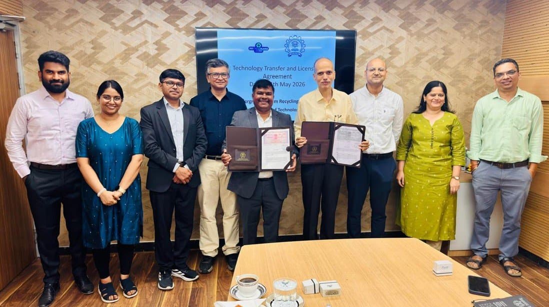 Recyclekaro Announces Technology Licensing Agreement with IIT Bombay to Strengthen Critical Mineral Extraction and Urban Mining